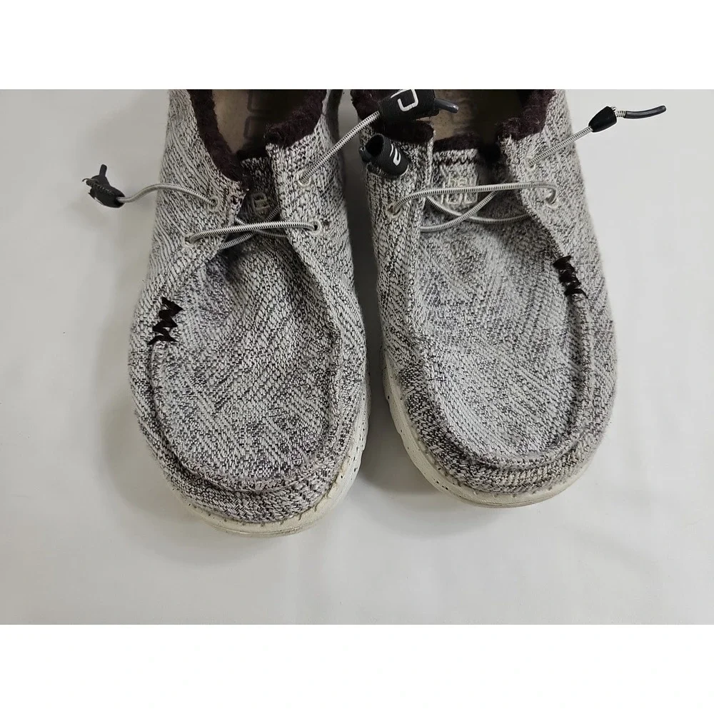 Hey‎ Dude Wendy Sox Dark Gray Slip On Shoes Women's Size 11
